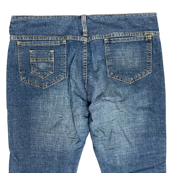 Women's AMERICAN EAGLE Five-Pocket Low-Rise Bootcut Jeans- Size 12 - Picture 5 of 14